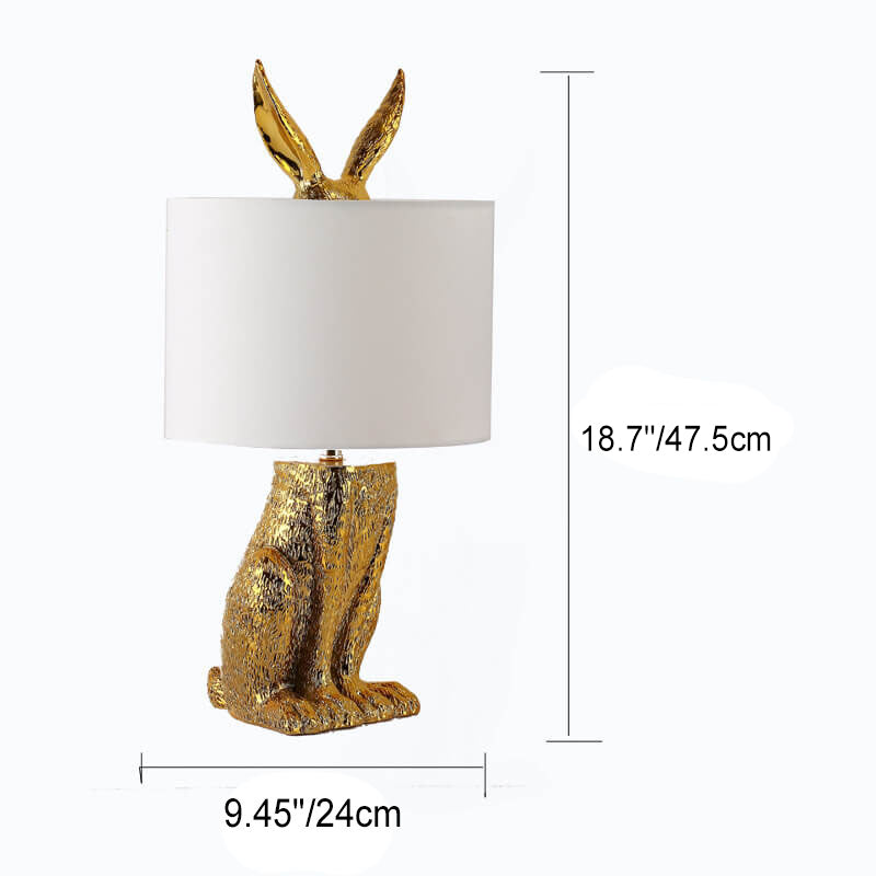Modern Table Lamp | Elegant Gold Finish with Fabric Shade | Perfect Bedside Lamps for Living Room and Bedroom 4