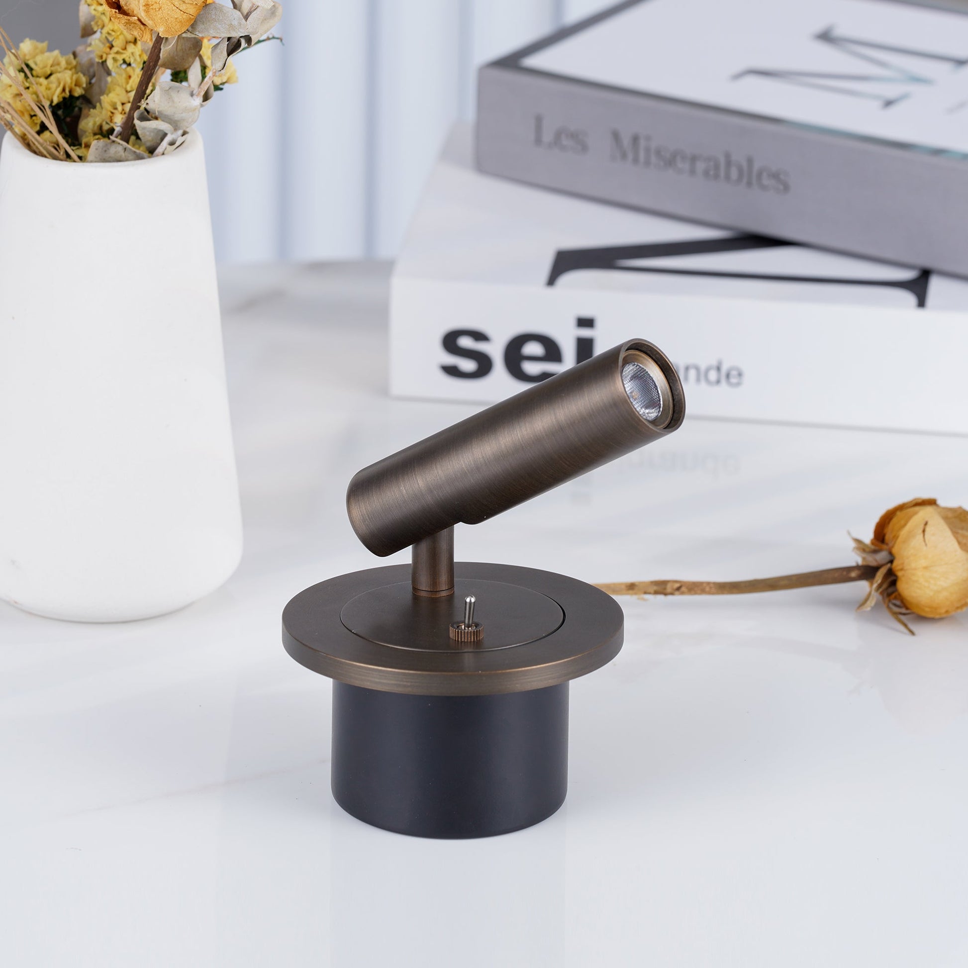 Modern Wall Lamp | Adjustable LED Wall Sconce Lighting with Sleek Metal Finish | Space-Saving Design for Reading and Ambiance 4