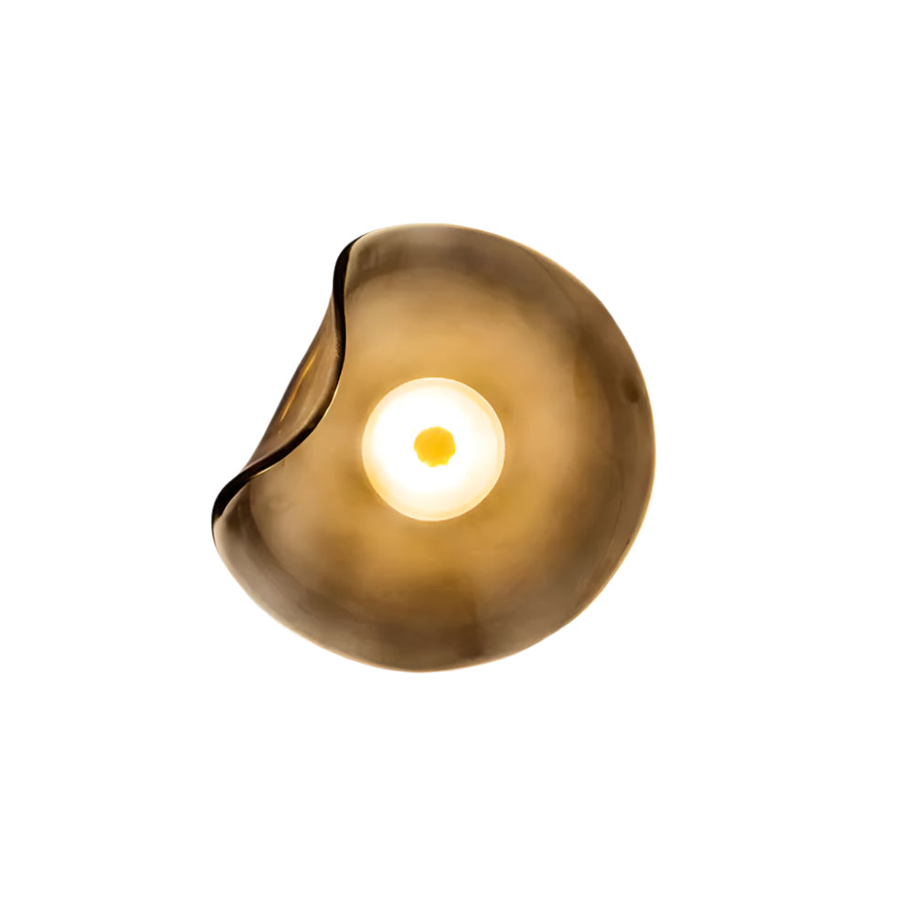 Modern Wall Lamp | Organic Glass Shade with Integrated LED Lighting | Versatile Wall Light for Cozy Ambiance in Any Room 1