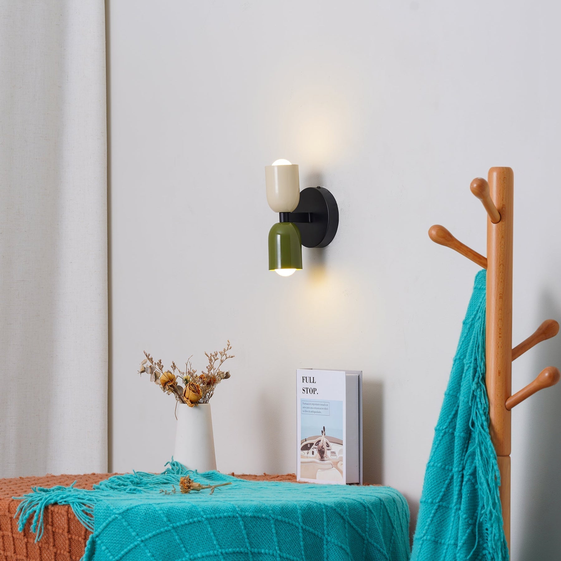Modern Wall Sconce Lighting | Stylish Glass Design with Dual Light Points | Perfect for Mood Lighting 8