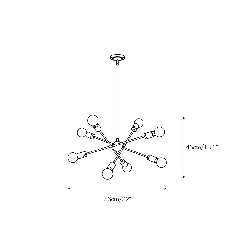 Freyza | Olvenan Art Chandelier Chandelier – Dining Room Living Room