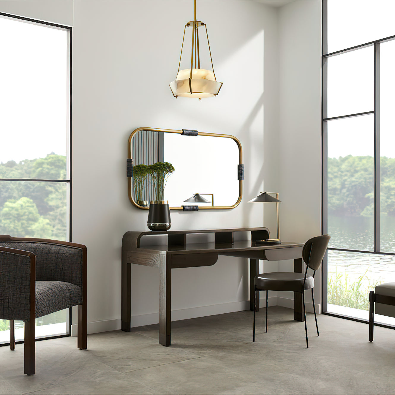 Freyza | Avlireth Alabaster Pendant Pendant Light – Kitchen Dining Room