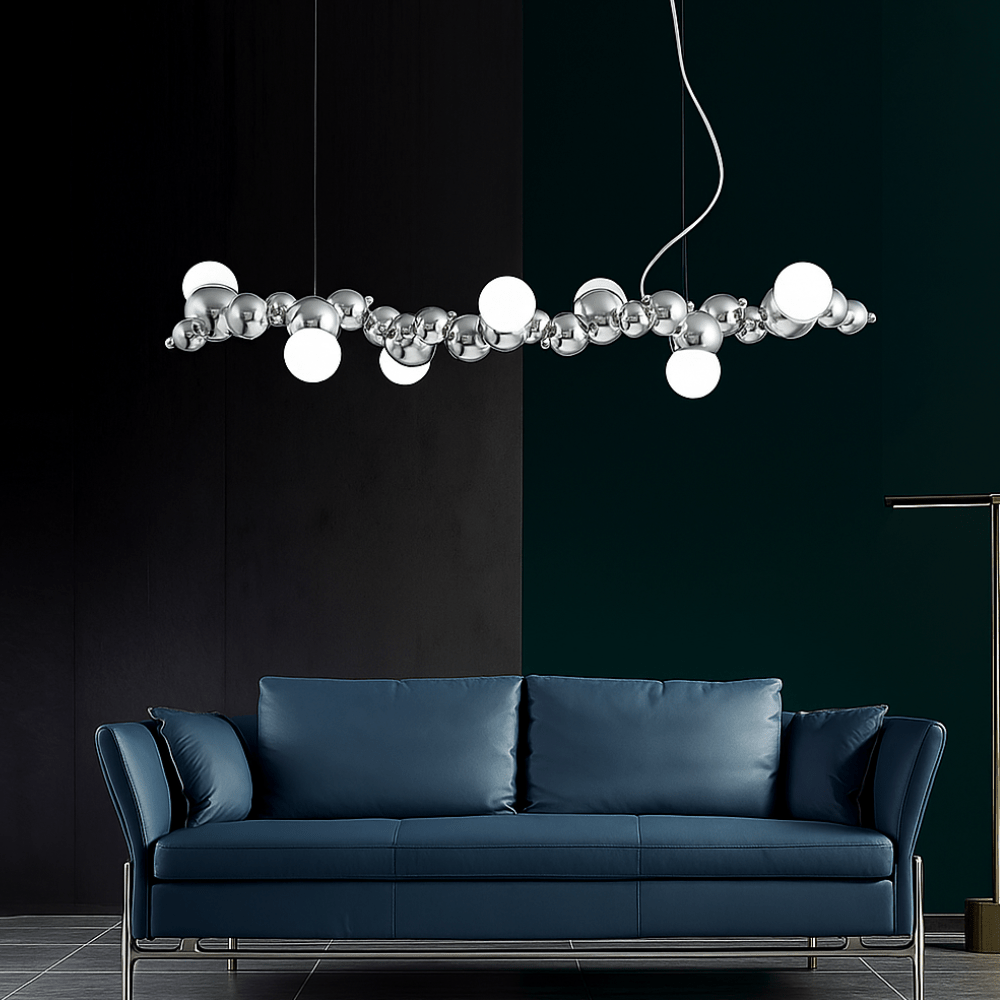 Freyza - MoleculeSphere | Elegant Contemporary Metal Chandelier Design