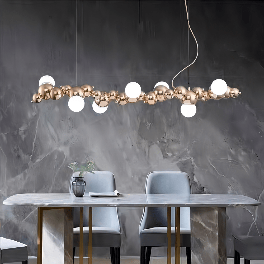 Freyza - MoleculeSphere | Elegant Contemporary Metal Chandelier Design