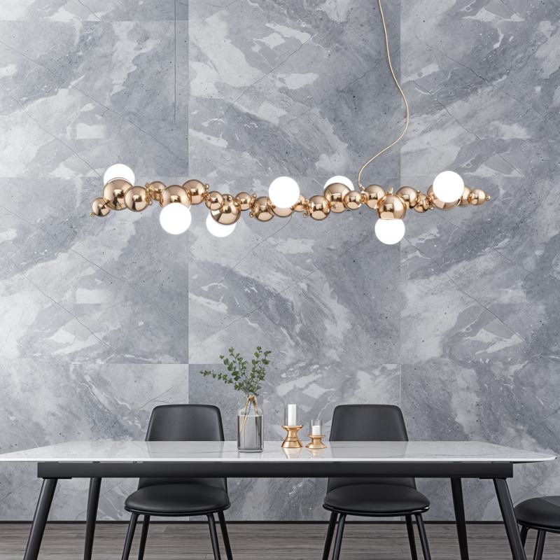 Freyza - MoleculeSphere | Elegant Contemporary Metal Chandelier Design