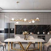 Freyza - MoleculeSphere | Elegant Contemporary Metal Chandelier Design