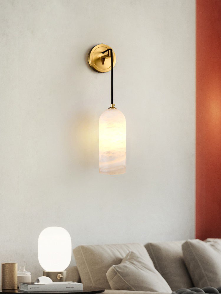 Freyza | Applique murale suspendue Vaelara en albâtre – Chambre, couloir