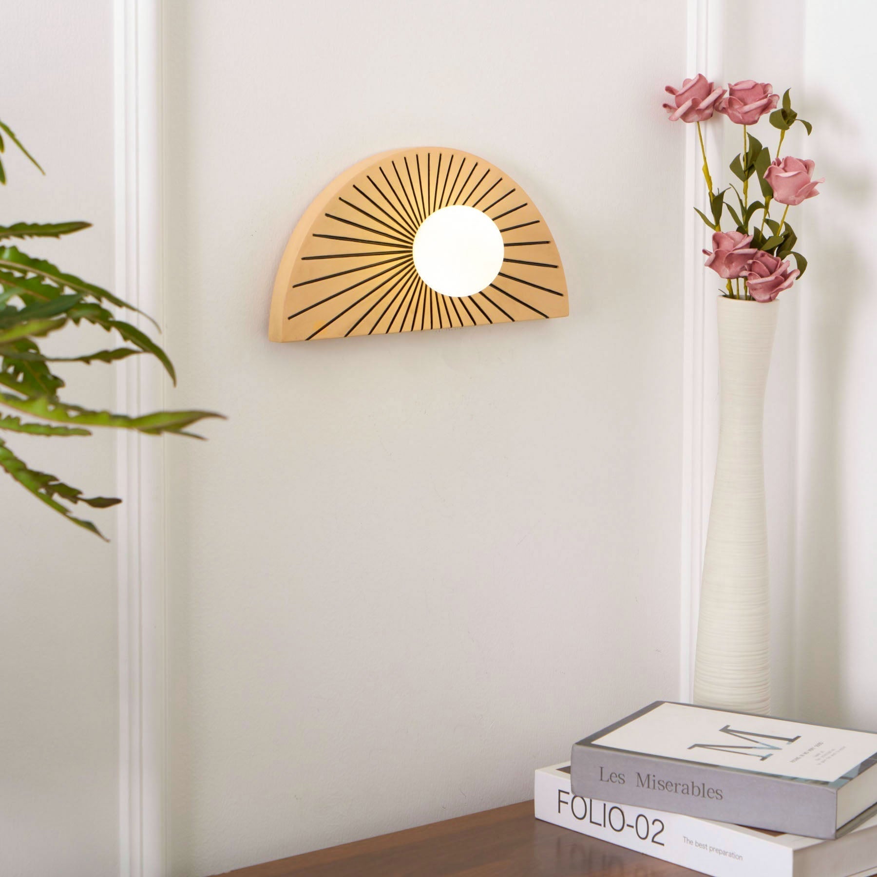 Freyza | Nytheos Resin Glass Glass Resin Wall Light – Bedroom Hallway