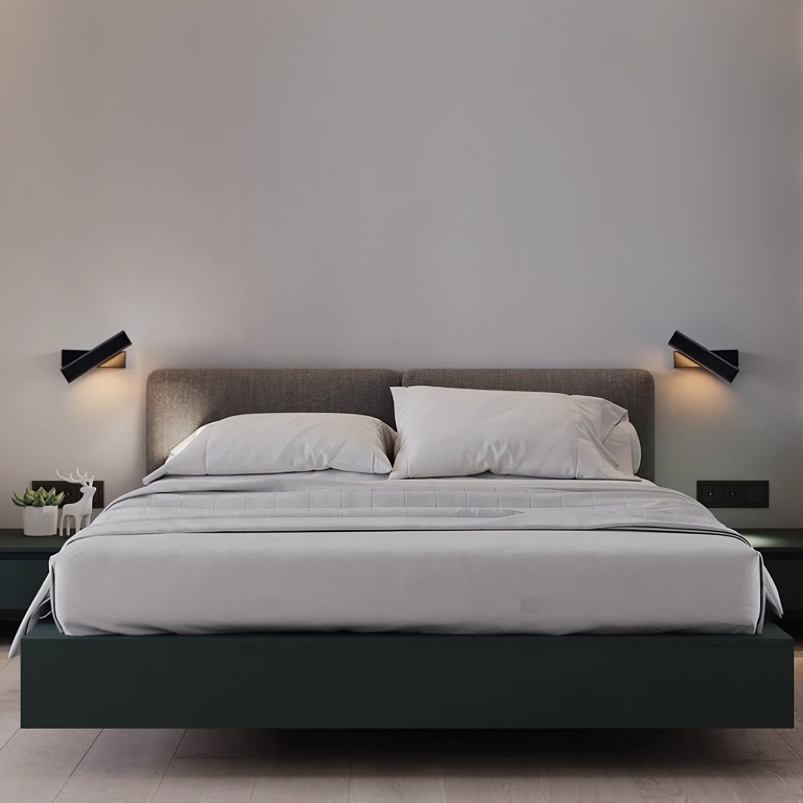 Freyza | Olvynora drehbare hölzerne Wandleuchte – Schlafzimmer, Flur