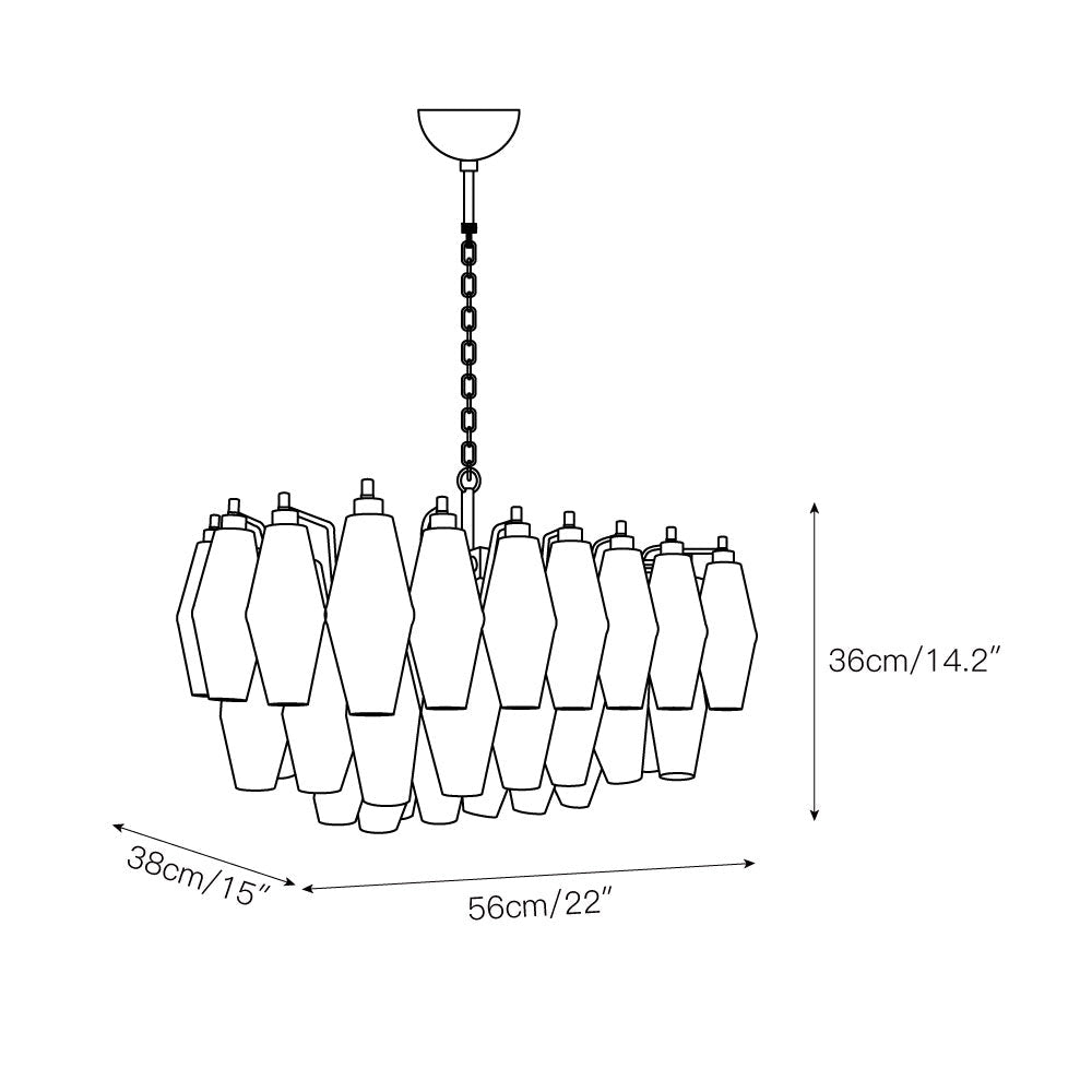 Freyza | Ardoriel Postmodern Luxury Chandelier – Modern Dining Room Living Room