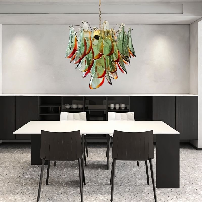 Freyza - Artistic Bold Modern Chandelier Light with Stainless Steel Design