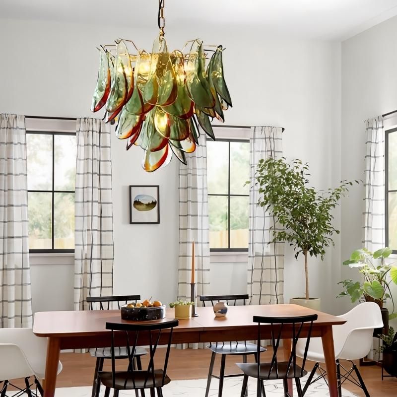 Freyza - Artistic Bold Modern Chandelier Light with Stainless Steel Design