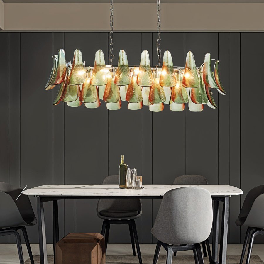 Freyza - Artistic Bold Modern Chandelier Light with Stainless Steel Design