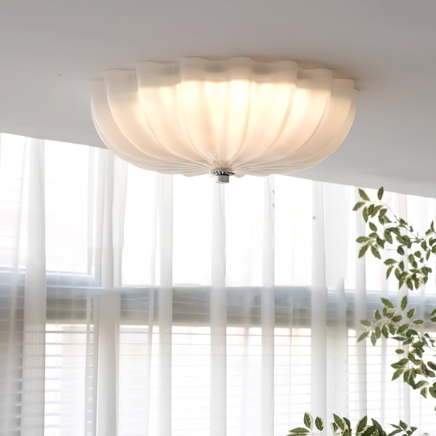 Freyza | Plafonnier encastré en verre – Chambre, couloir, cuisine