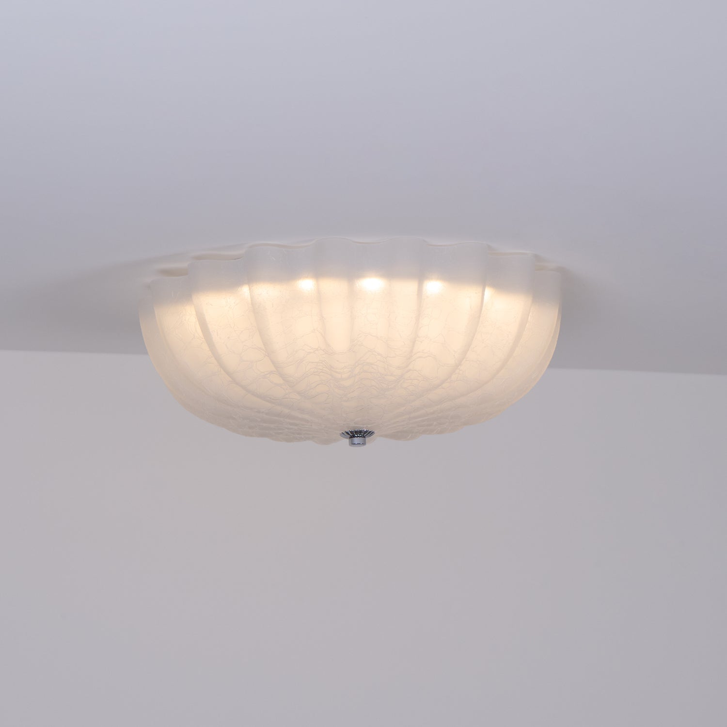 Freyza | Plafonnier encastré en verre – Chambre, couloir, cuisine