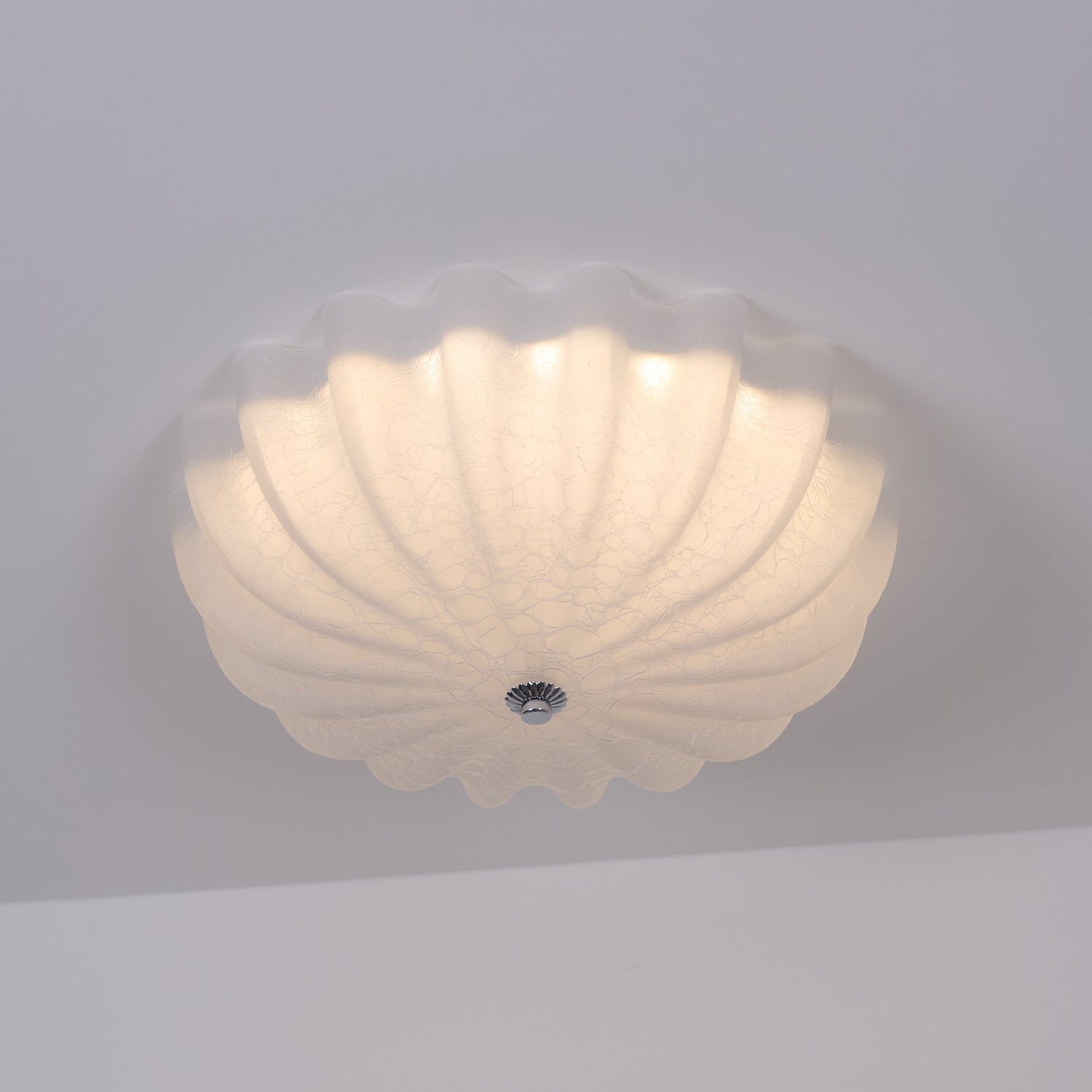 Freyza | Plafonnier encastré en verre – Chambre, couloir, cuisine