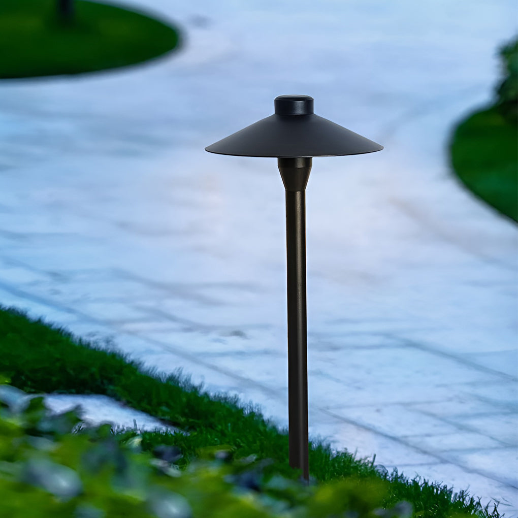 MushroomGlow | Elegant Modern LED Outdoor Path Light for Garden Lighting 1