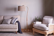 Freyza - Nkuku Namira Mango Wood Floor Lamp Natural