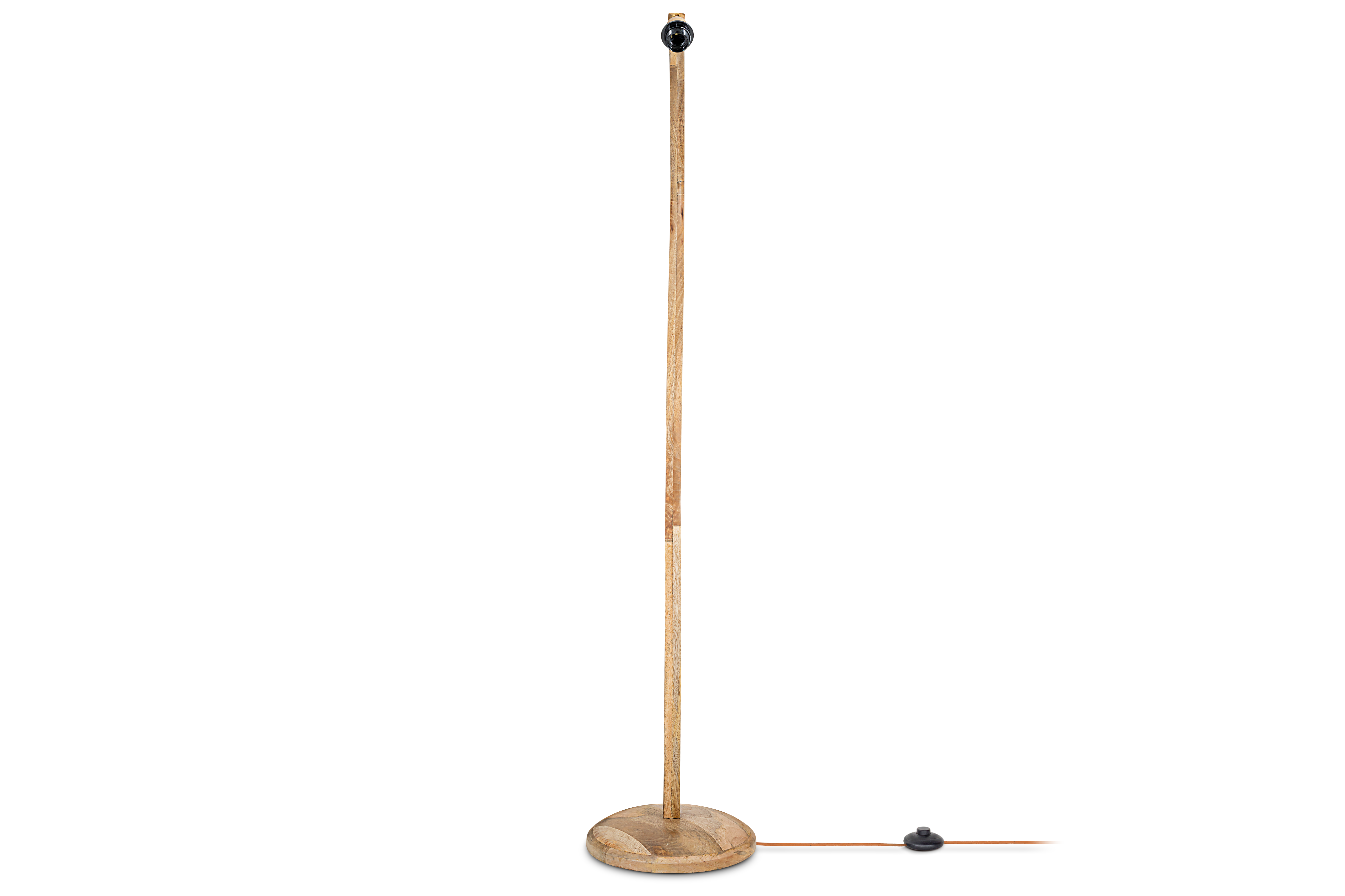 Freyza - Nkuku Namira Mango Wood Floor Lamp Natural
