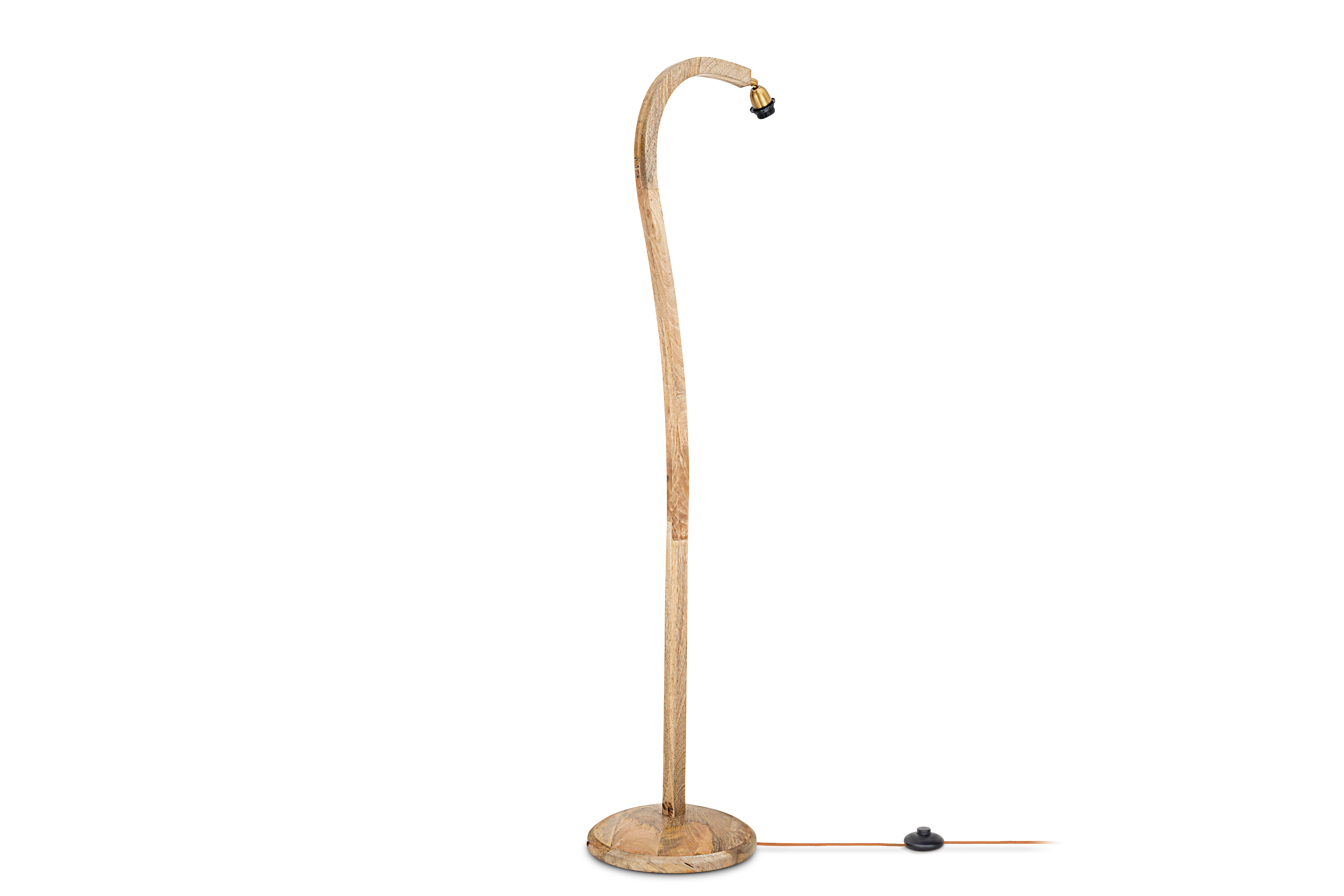 Freyza - Nkuku Namira Mango Wood Floor Lamp Natural