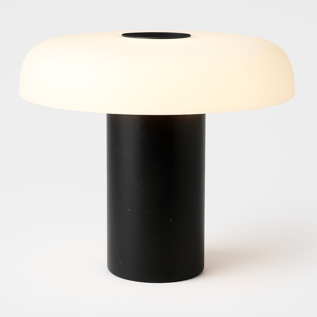 NalpiStone | Elegant Marble and Iron Bedside Table Lamp for Bedroom 2