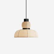 Freyza | Pendant White Fabric Black White Pendant Light – Kitchen Dining Room