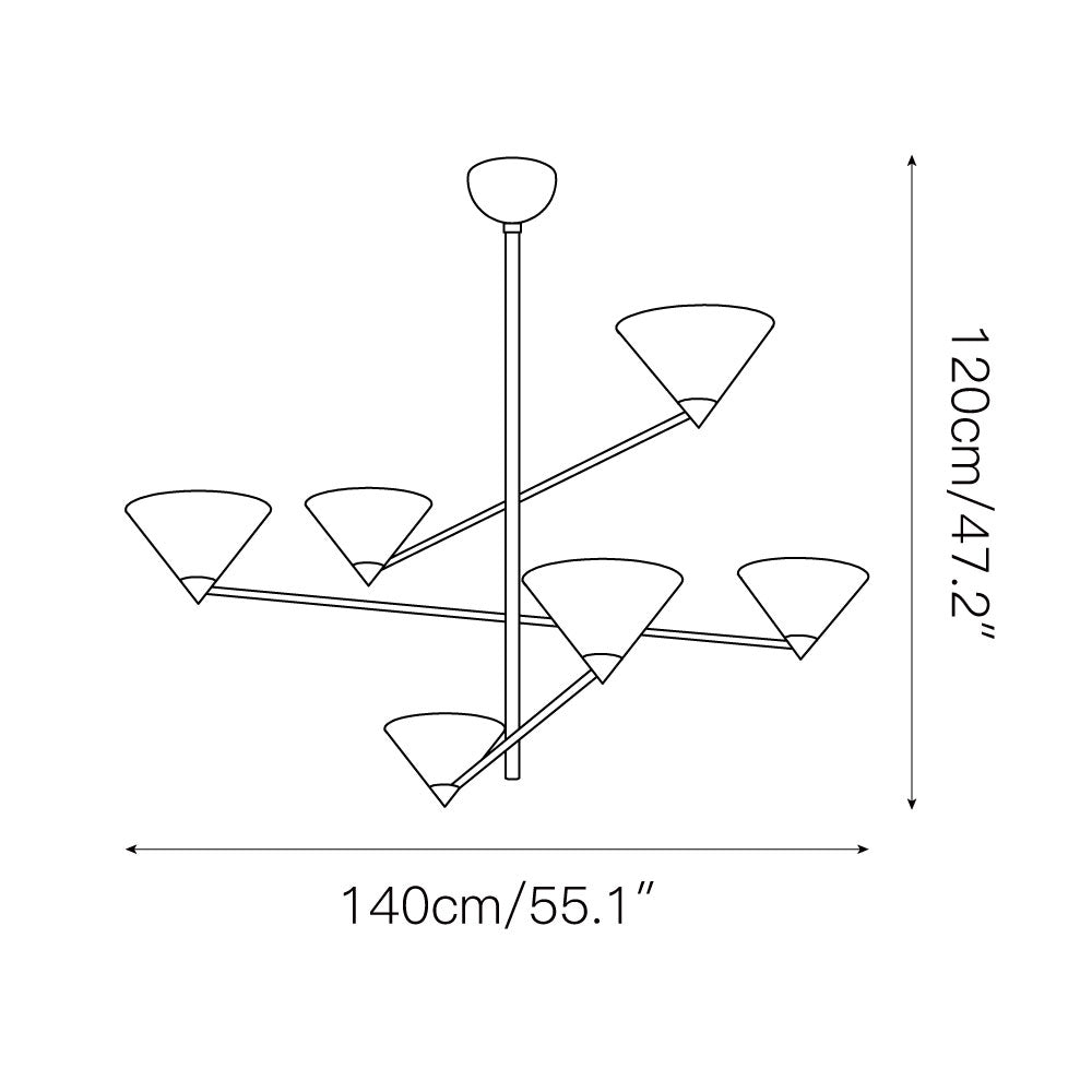 Freyza | Eurmira Elegance Modern Black Fabric Chandelier – Modern Dining Room Living Room