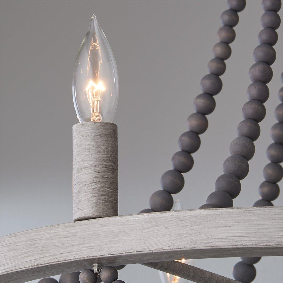 Freyza | Alshaan Vintage-Industrielle Holz-Pendelleuchte – Industrielles Esszimmer, Wohnzimmer