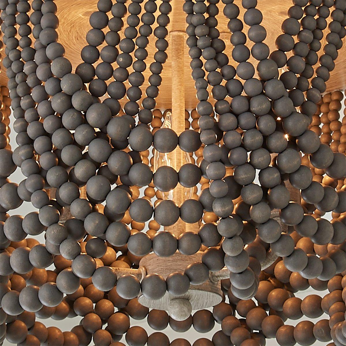 Freyza | Nash nordische Deckenleuchte aus Holz – nordisches Schlafzimmer, Wohnzimmer