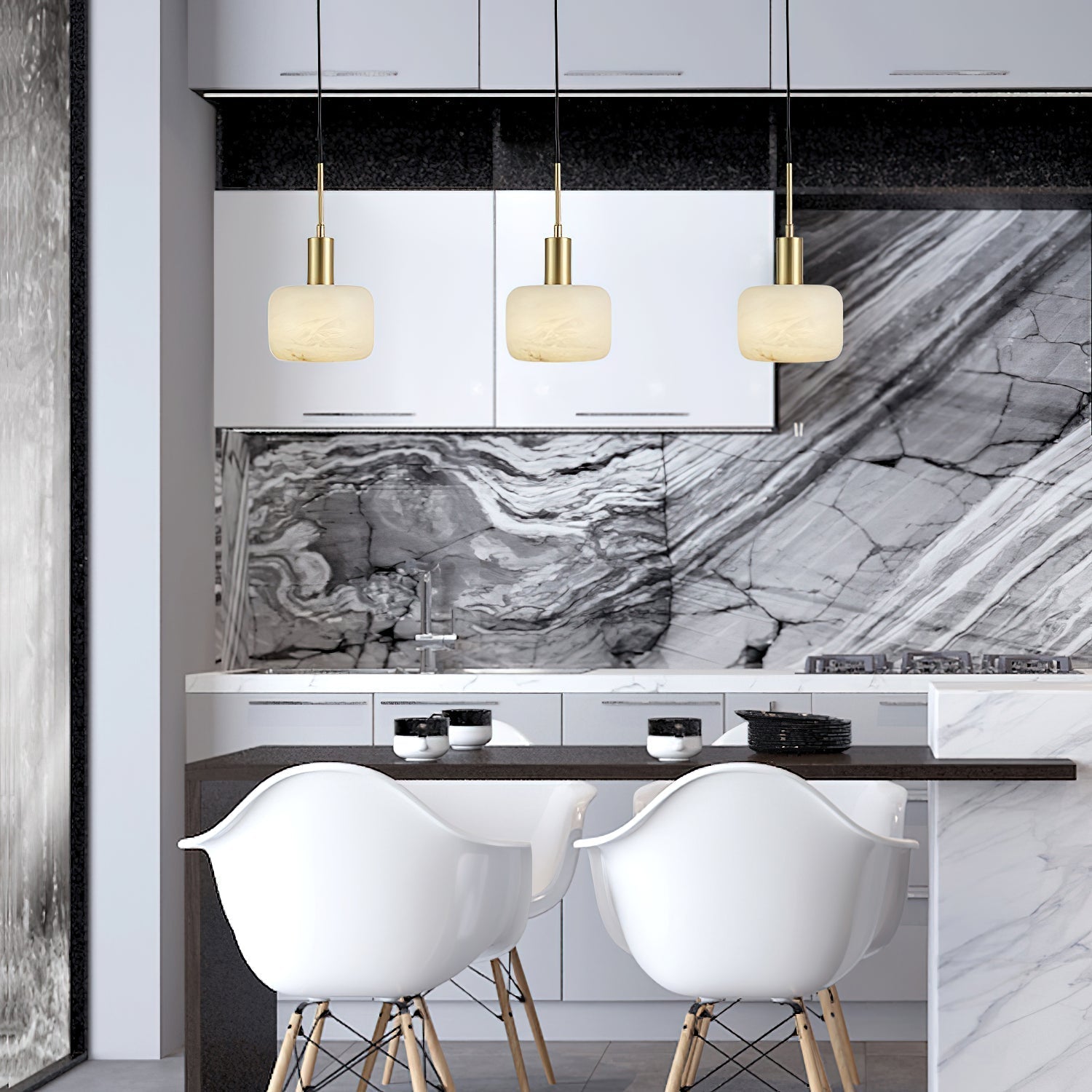 Freyza | Petite suspension naturelle Eliriel – Cuisine et salle à manger