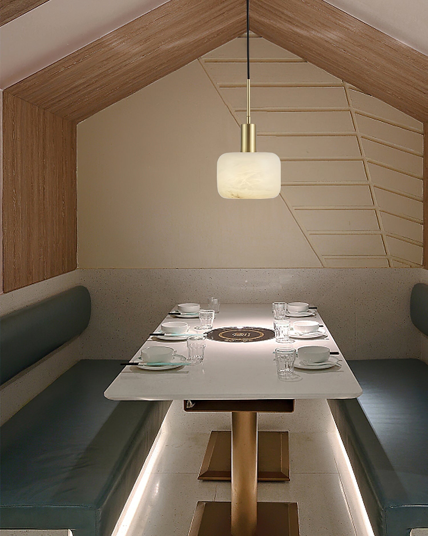 Freyza | Petite suspension naturelle Eliriel – Cuisine et salle à manger