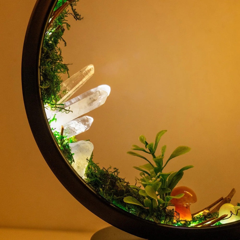 QuartzGlow | Serene Eco-Friendly LED Forest Lamp for Relaxation 3