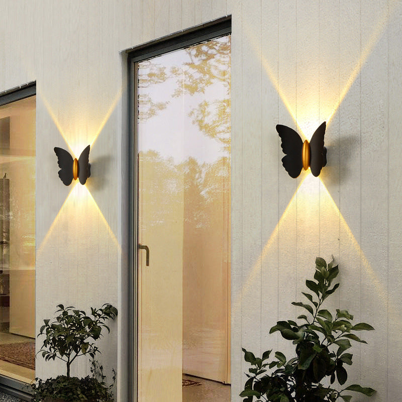 Freyza - NatureGlow | Elegant Modern Outdoor Wall Lantern for Garden and Patio