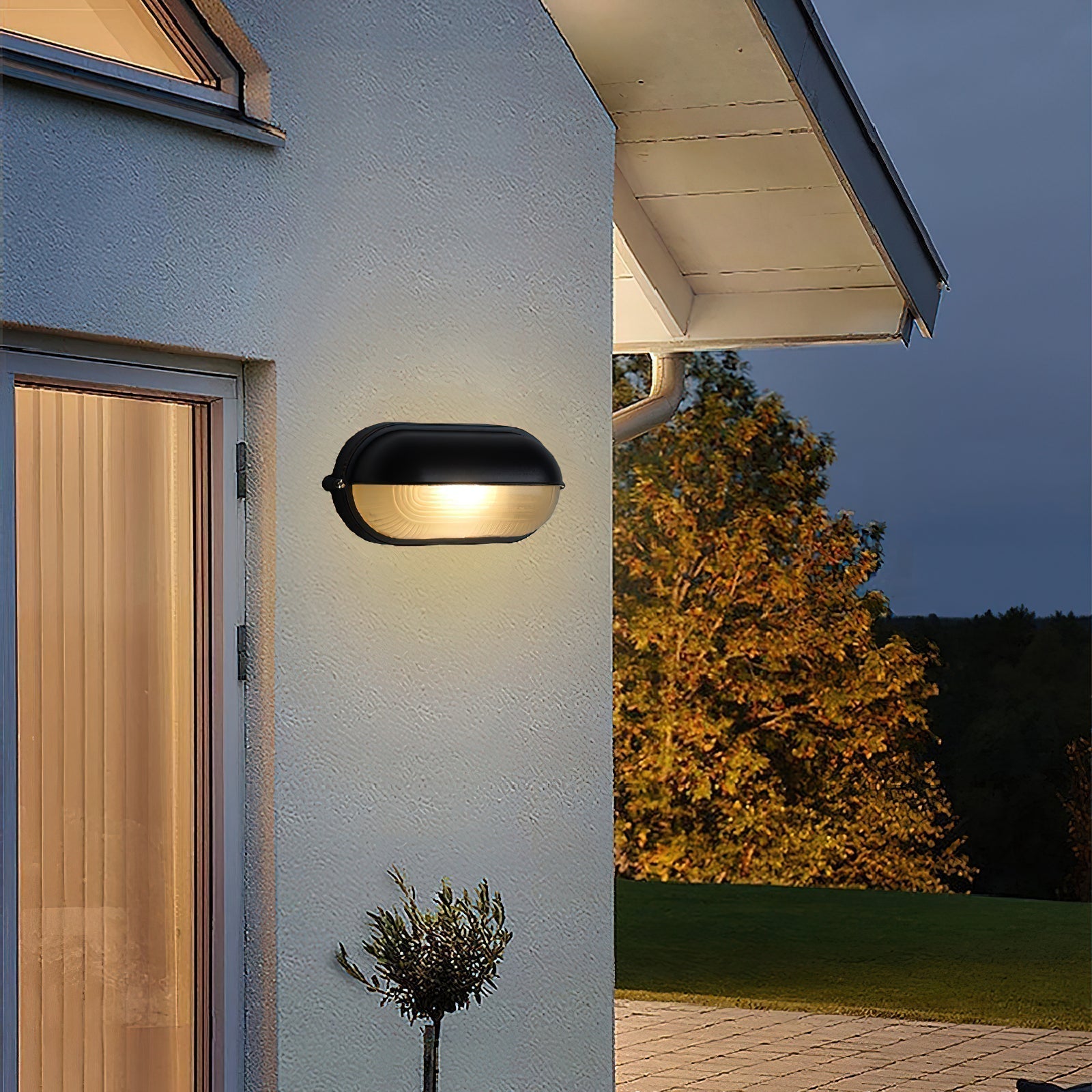 Freyza | Nico Applique murale extérieure – Lampe murale industrielle pour jardin, porche et extérieur