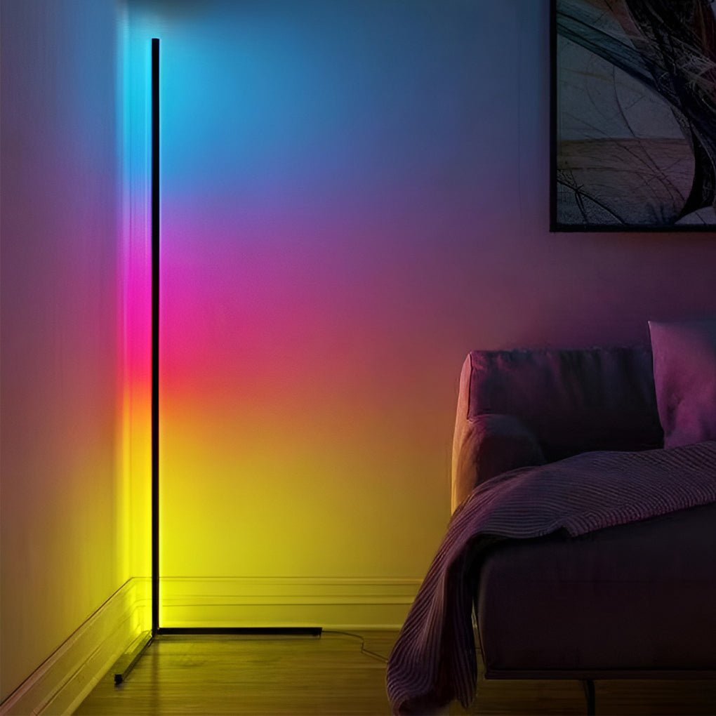 NebulaBeam | Modern Black Standing Floor Lamp with RGB Dimming 2