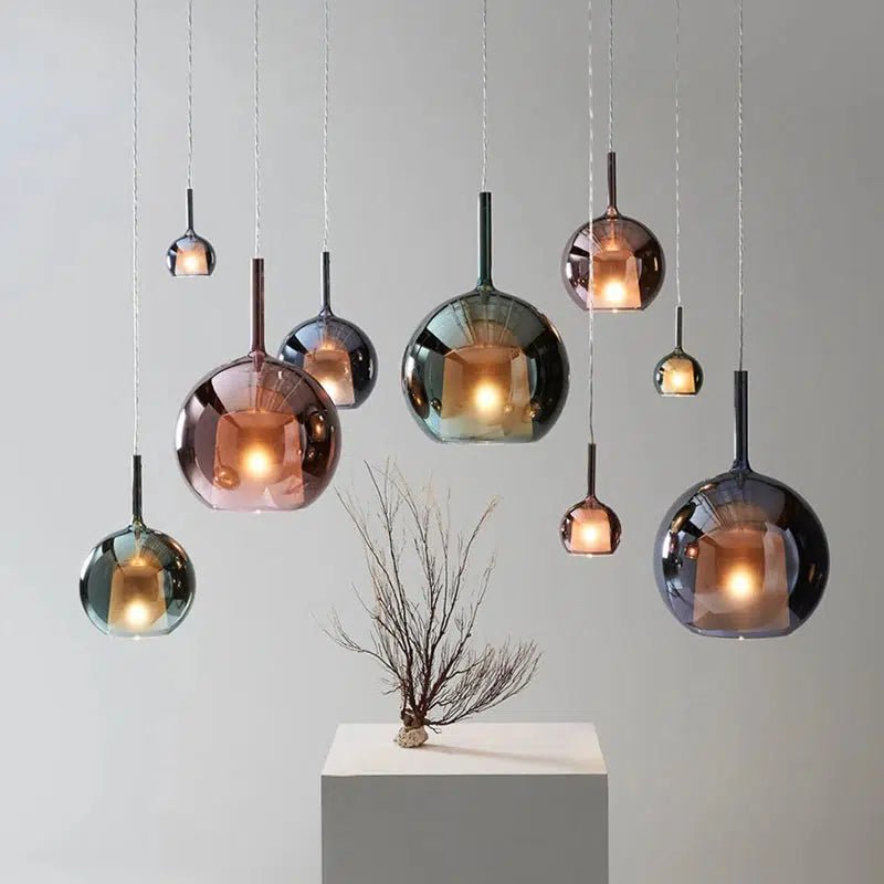 Freyza - NebulaGlow | Elegant Modern Glass Ball Pendant Light