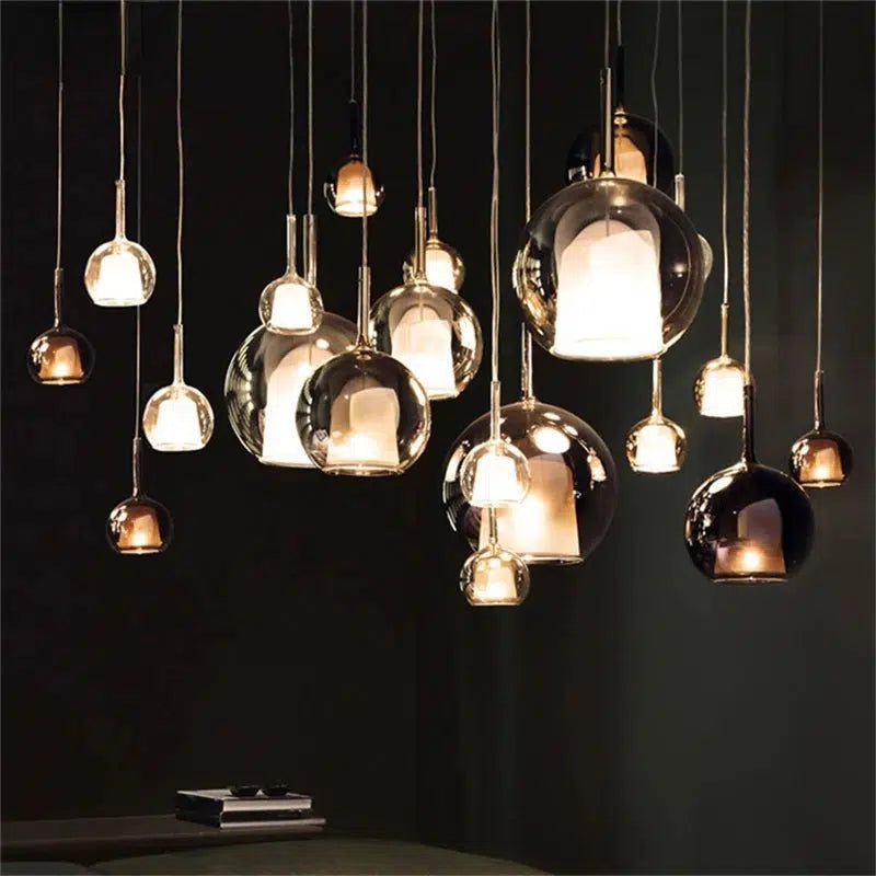 Freyza - NebulaGlow | Elegant Modern Glass Ball Pendant Light