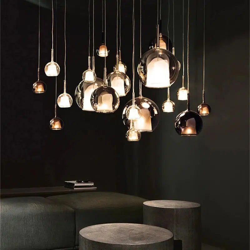 Freyza - NebulaGlow | Elegant Modern Glass Ball Pendant Light