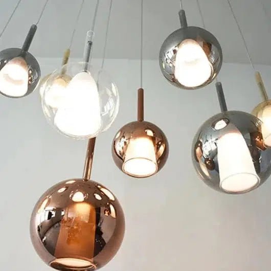 Freyza - NebulaGlow | Elegant Modern Glass Ball Pendant Light