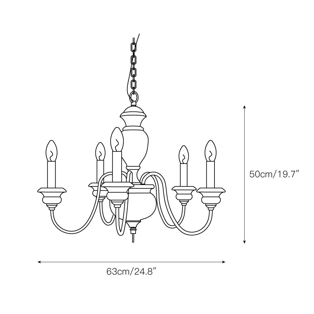 Freyza | Evvine Vintage Industrial Wood Chandelier – Industrial Dining Room Living Room