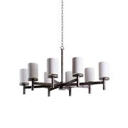 Freyza | Iltalaris Nordic Art Brass Fabric Chandelier – Nordic Dining Room Living Room