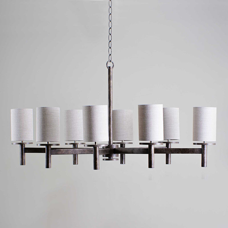 Freyza | Iltalaris Nordic Art Brass Fabric Chandelier – Nordic Dining Room Living Room