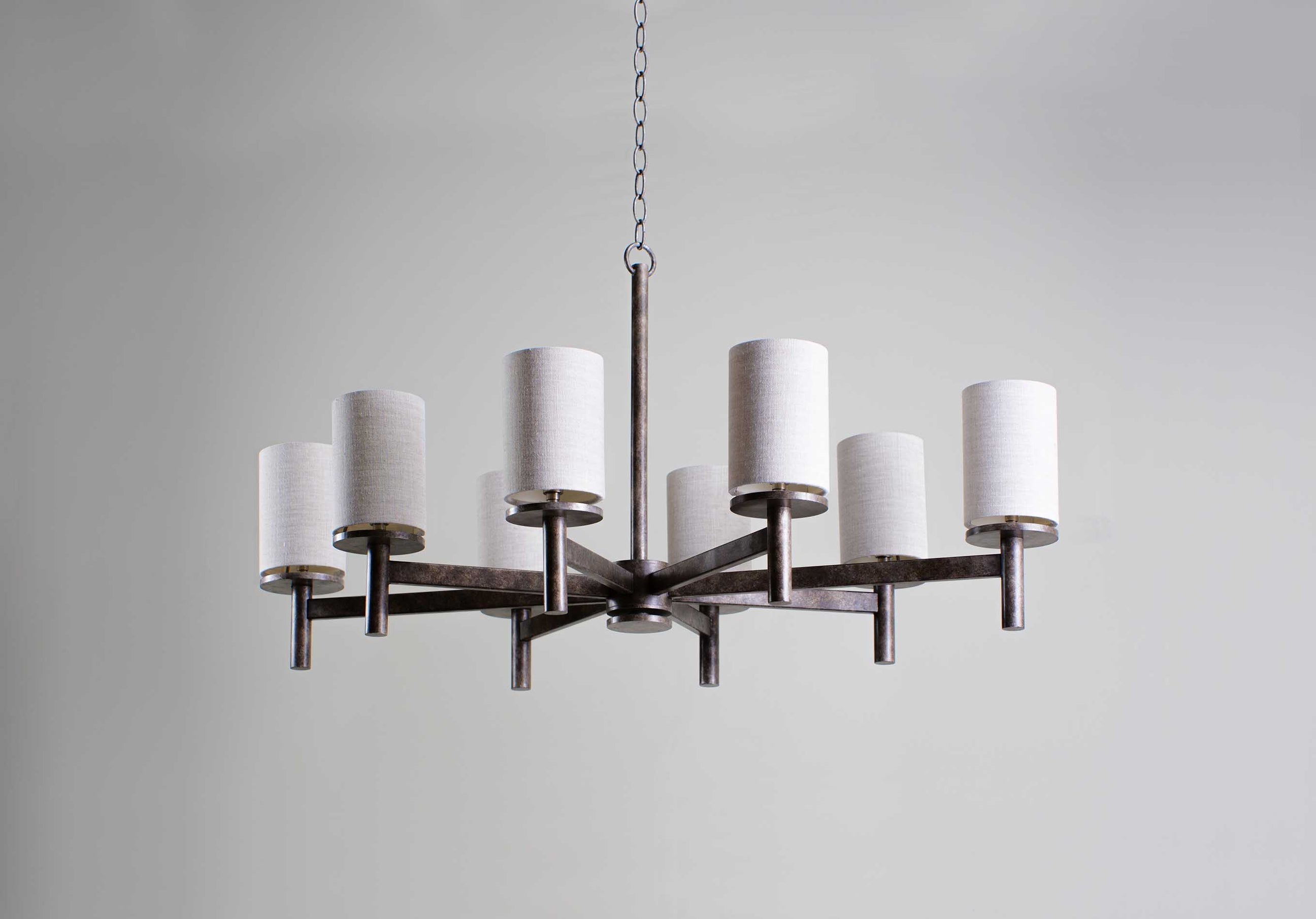 Freyza | Iltalaris Nordic Art Brass Fabric Chandelier – Nordic Dining Room Living Room