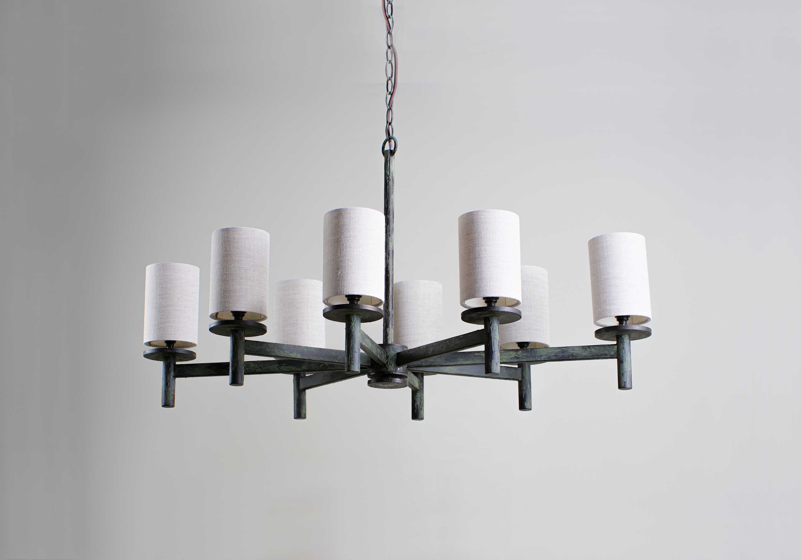 Freyza | Iltalaris Nordic Art Brass Fabric Chandelier – Nordic Dining Room Living Room