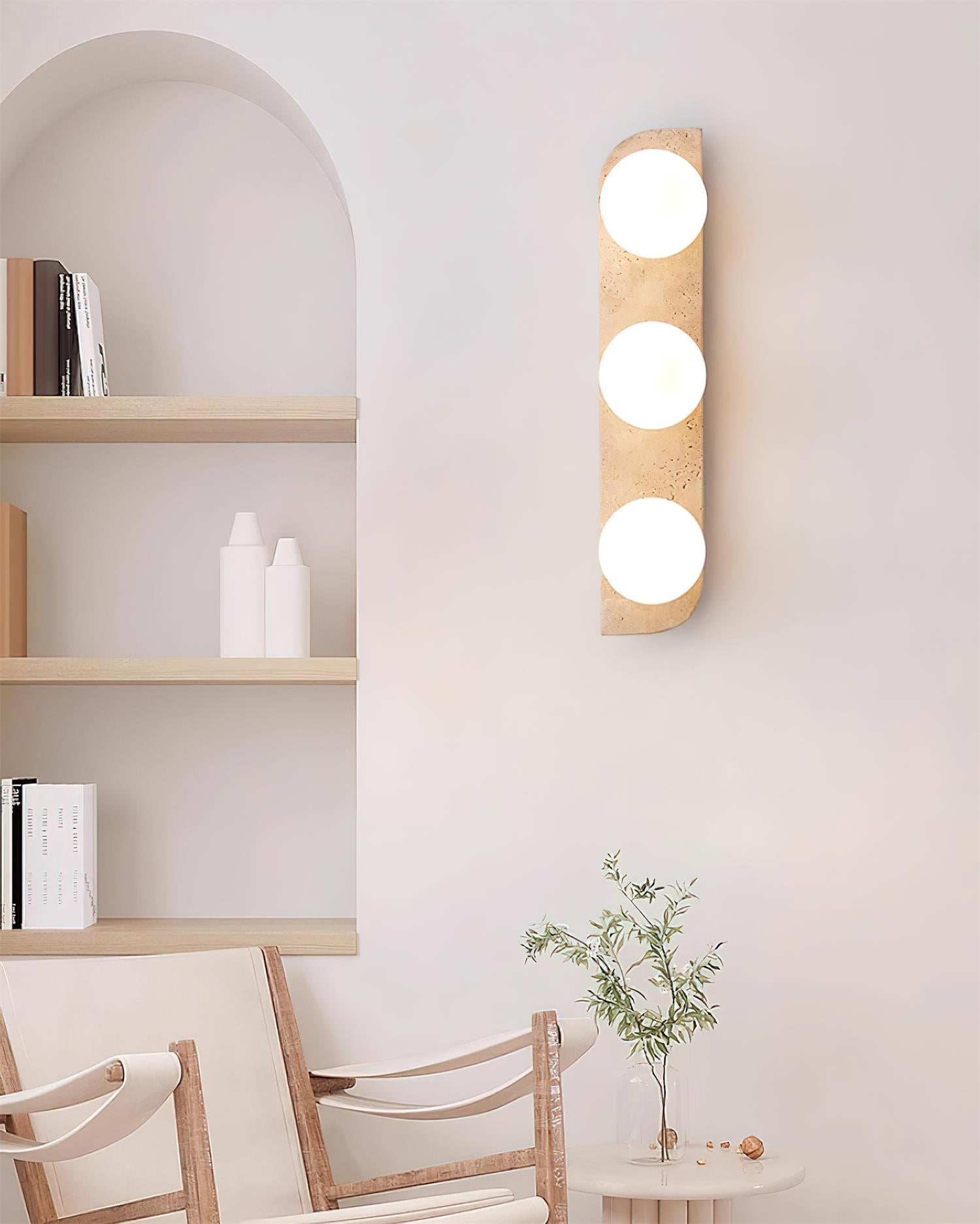 Applique murale en travertin Freyza | Ritta – Chambre, couloir