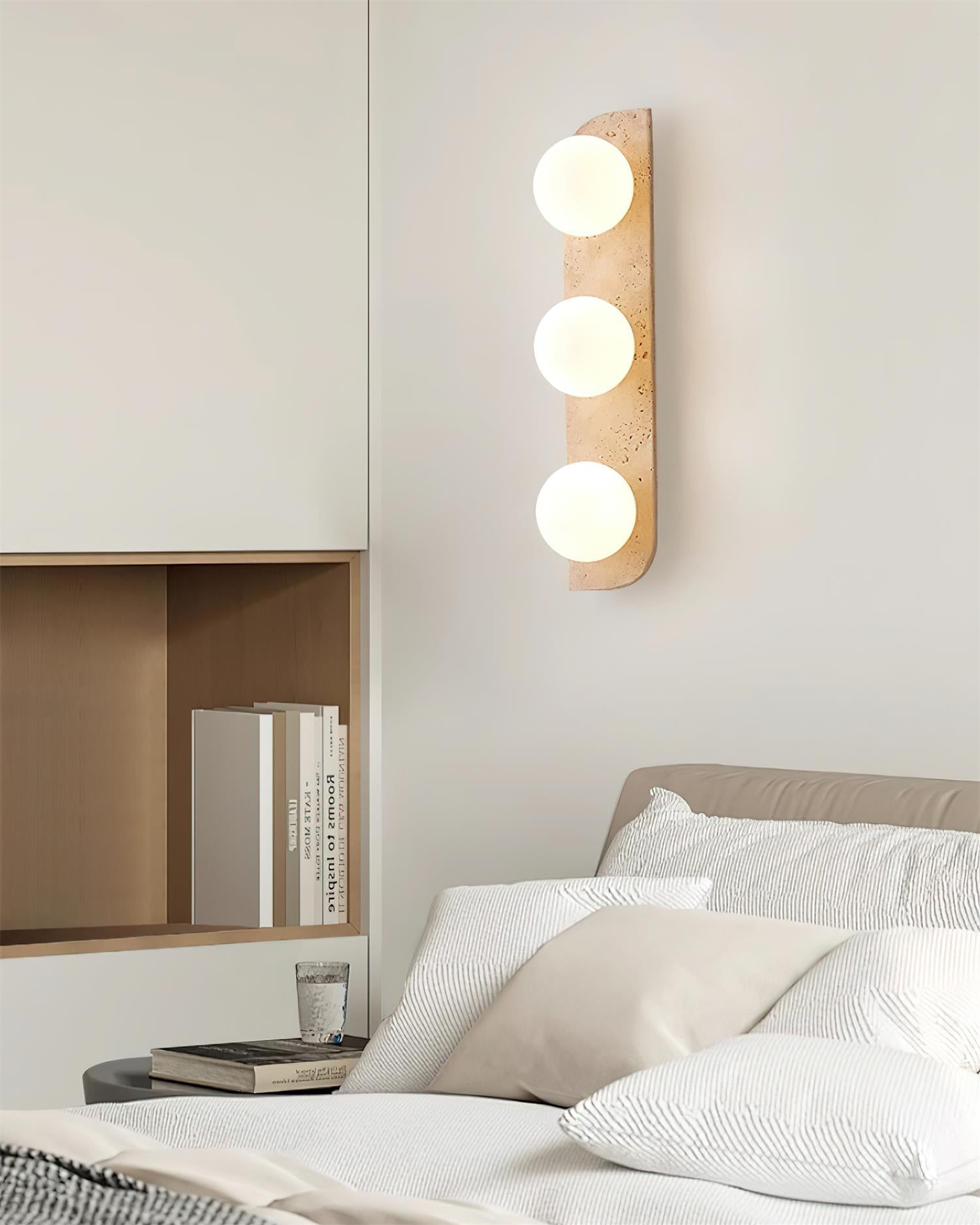Applique murale en travertin Freyza | Ritta – Chambre, couloir