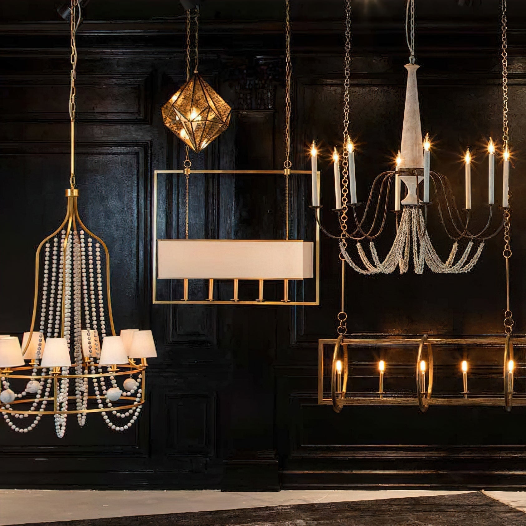 Freyza | Zethayra Vintage-Industrielle Holzpendelleuchte – Industrielles Esszimmer-Wohnzimmer