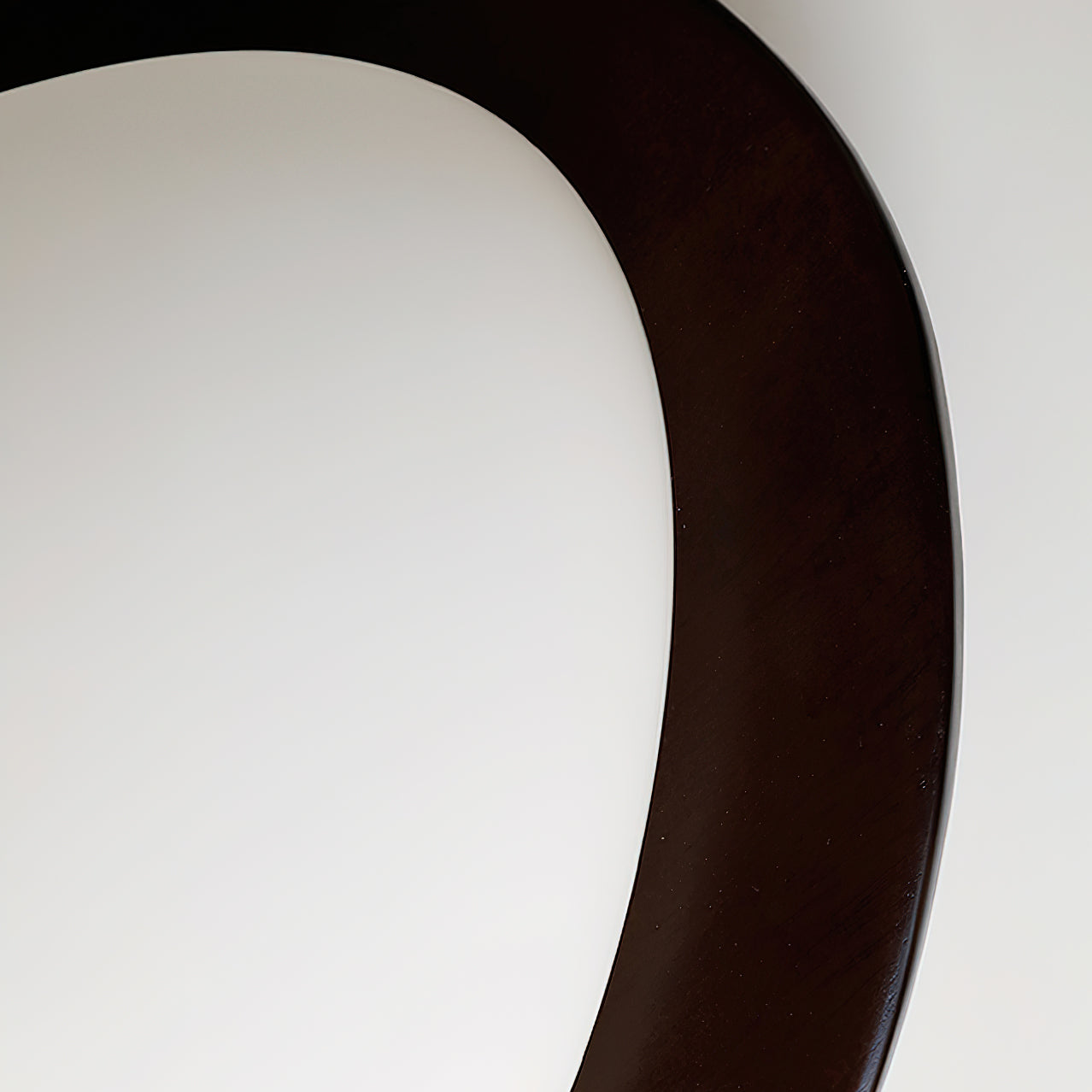 Freyza | Plafonnier ovale en bois à fixation affleurante – Minimaliste, pour chambre, couloir et cuisine