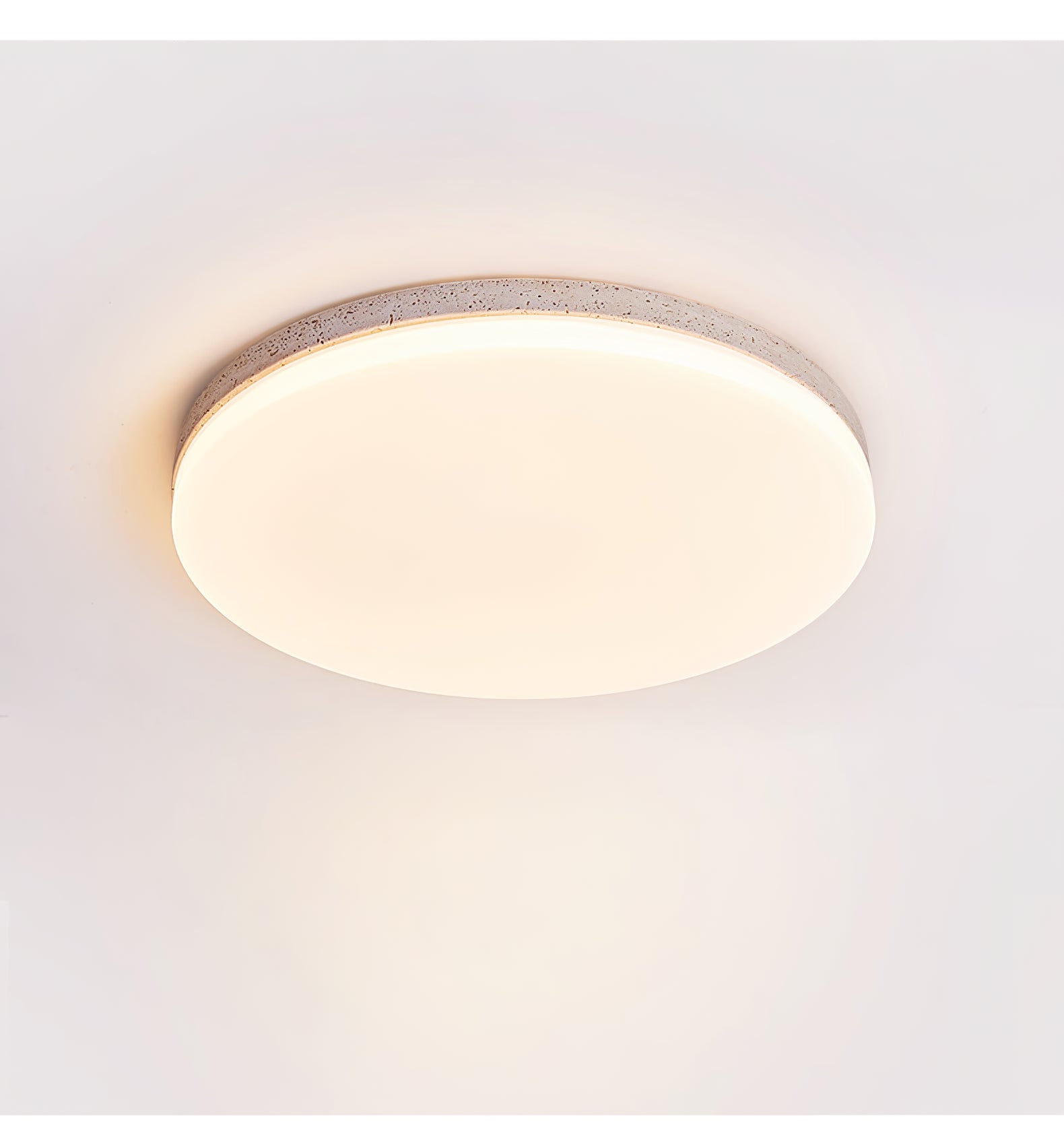 Freyza | Plafonnier en travertin Orla – Chambre et salon
