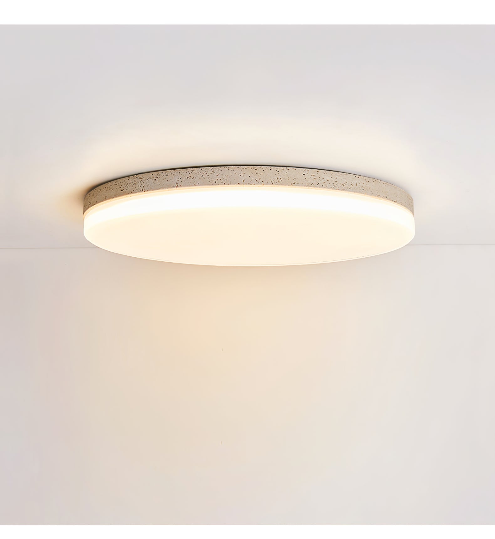 Freyza | Plafonnier en travertin Orla – Chambre et salon